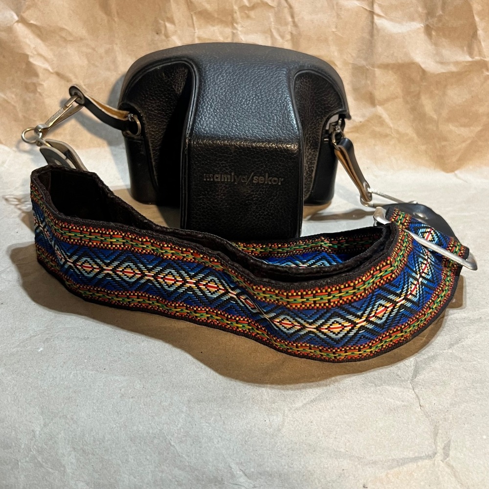 Parts/Repair Mamiya/Sekor 35mm SLR Camera‎ 500 DTL 50mm f2 Lens Case Straps